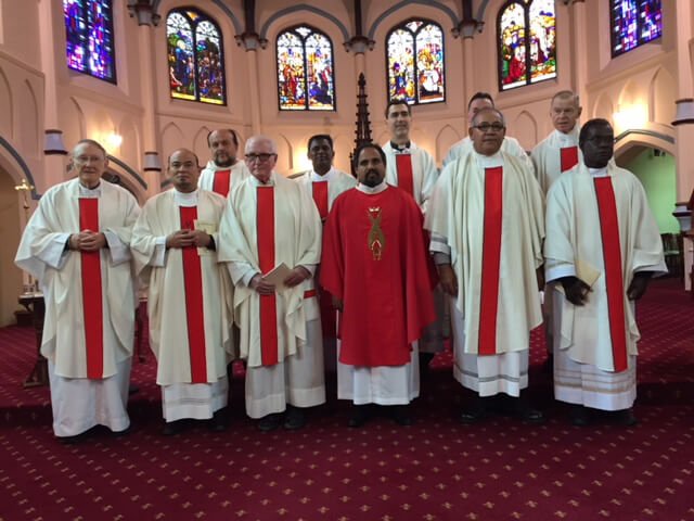 Priests at Annual MMP Retreat for Oceania, Kensington 2018